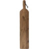 Planche rectangulaire avec poignee en bois d'acacia - MM Dim 80 x 14 x1,5 cm "Raclette Party"