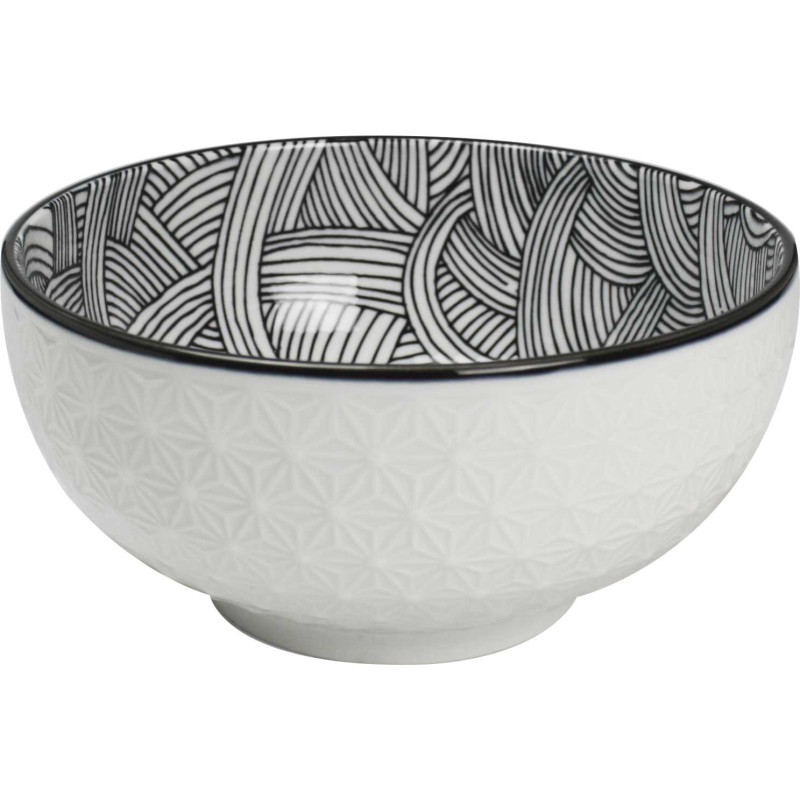 Bol en porcelaine "Kusamba"- Diam 15 cm - 6 Designs panaches- Ardtime