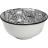 Bol forme asiatique moyen  modele en porcelaine "Kusamba"- Diam 12,2 x 5,9 cm - 6 Designs panaches- Ardtime