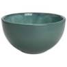 Bol en porcelaine "Regina" Diam 15 cm - 1 colori email reactif vert