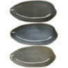 Plat oval "Zao" Dim 29,7 x 14,3x h 2,2 cm - 3 coloris assortis- Ardtime
