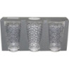 Set de 3 verres "Slow" 305 ml - dim 7,8 x 12,5 cm - 3 Designs panaches- Ardtime