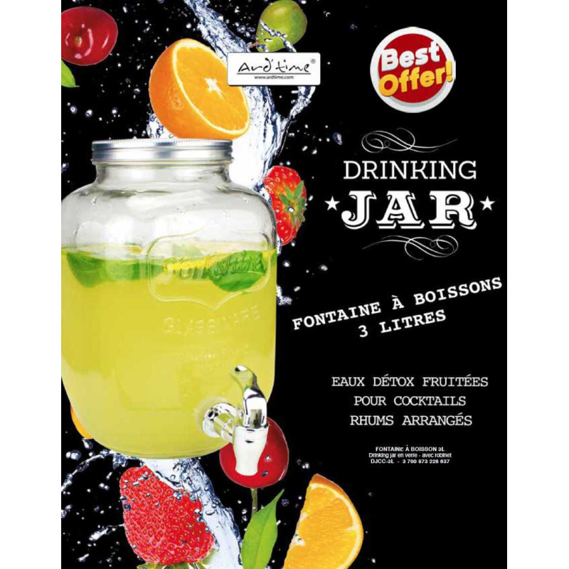 Fontaine 3L - Boite couleur - "BEST OFFER !" -  Ard'time