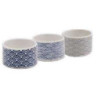 Ramequin en ceramique diam 8 x h 5 cm "Nami" - 3 designs panaches - Ardt'ime