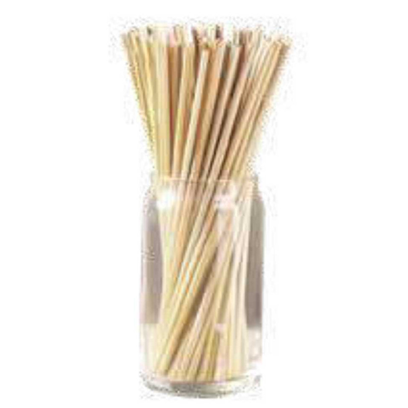 Boite de 25 pailles en bambou " Limonade" - dim 0.8 x 20 cm - Ard'time