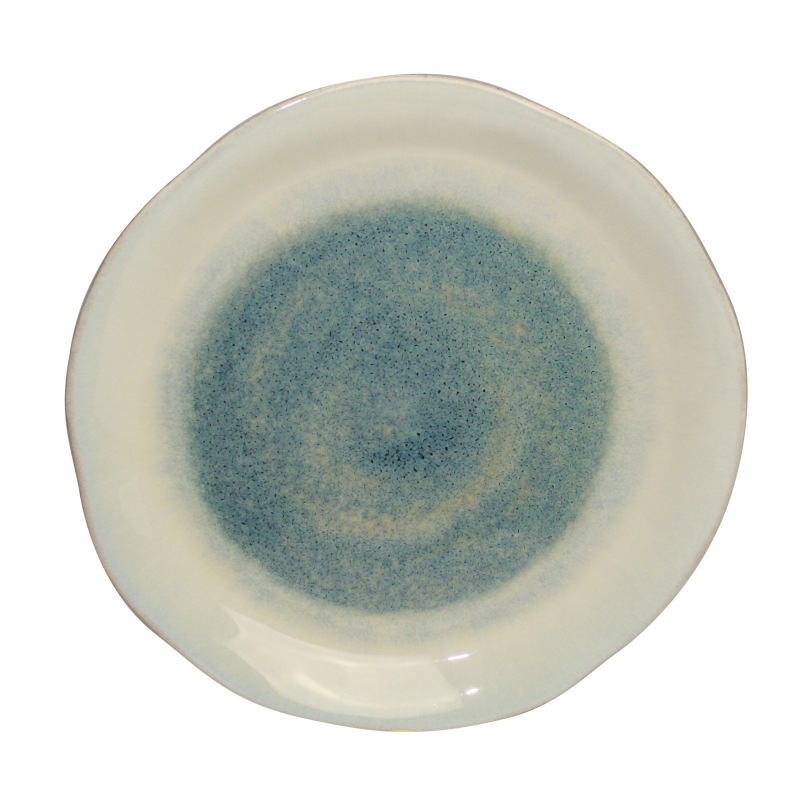 Assiette PM  "OXYD²" en ceramique email reactif diam. 22cm - 2 coloris panaches - A creation