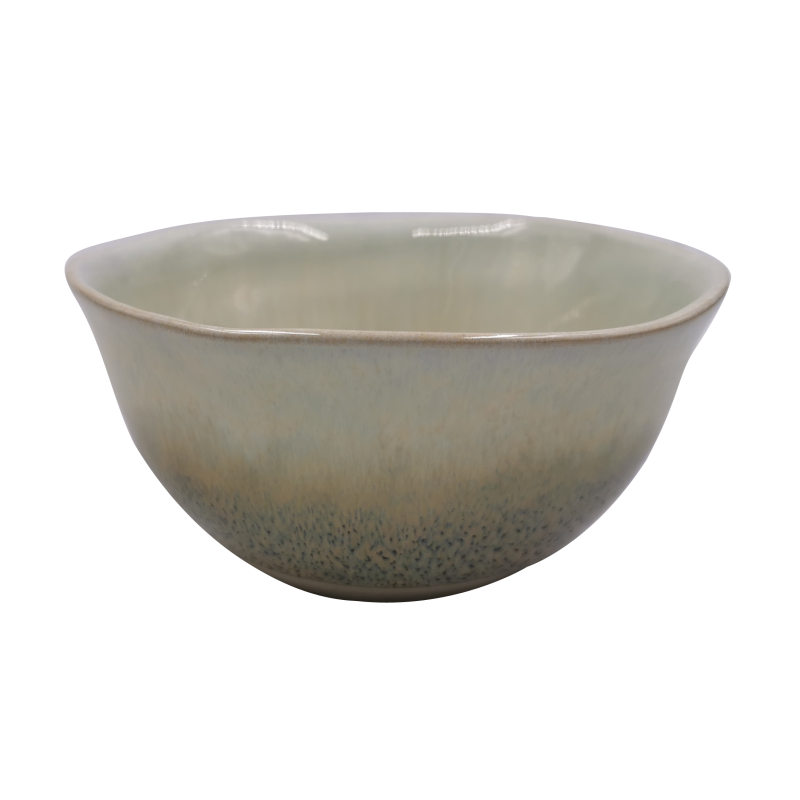 Bol haut  "OXYD²" en ceramique email reactif - diam 15,3cm H. 7,3cm - 2 coloris panaches - A creation