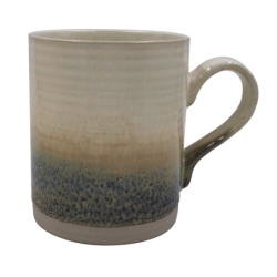 Mug 500 ml droit "OXYD²"  en ceramique email reactif - dim 10,9 x 8,9 x -12,3 cm- 2 coloris panaches - A creation