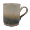 Mug 500 ml droit "OXYD²"  en ceramique email reactif - dim 10,9 x 8,9 x -12,3 cm- 2 coloris panaches - A creation