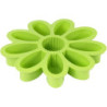 Moule en silicone "Mes beaux gateaux" 27 x 27 x 4,5cm forme Marguerite pour 10 gateaux individuels -Ardtime