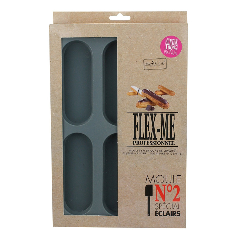 Plaque en silicone platinium pour 6 eclairs "Flex'Me Professionnel" Ard'time