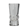 Lot de 3 shots tete de mort en verre H 9cm diam 4,5 cm - 5cL - boite couleur Casa Paulo - Ard'time