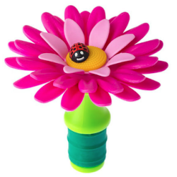 BOUCHON DE BOUTEILLE ROSE, MAUVE FLOWER POWER VIGAR 5915