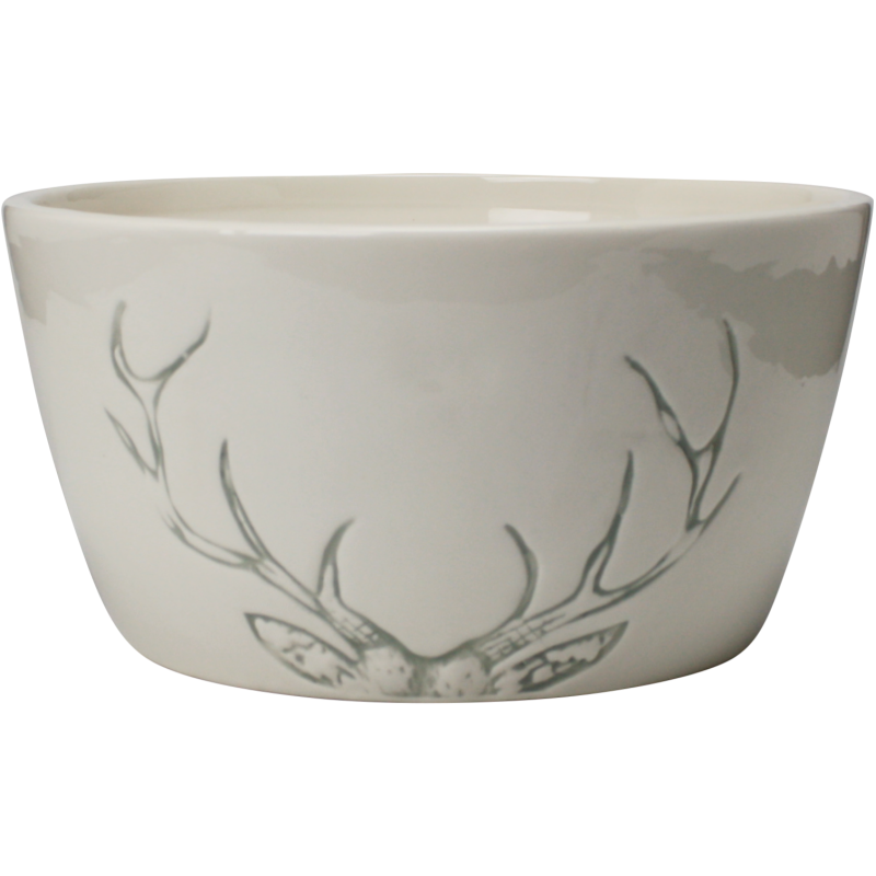 Saladier 2,2L "Hiver Chaleureux" diam 21 x H 10cm en gres -Ard'time