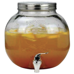 Fontaine Drinking jar en verre - Fontaine forme bulle - bocal 8L - Ard'time