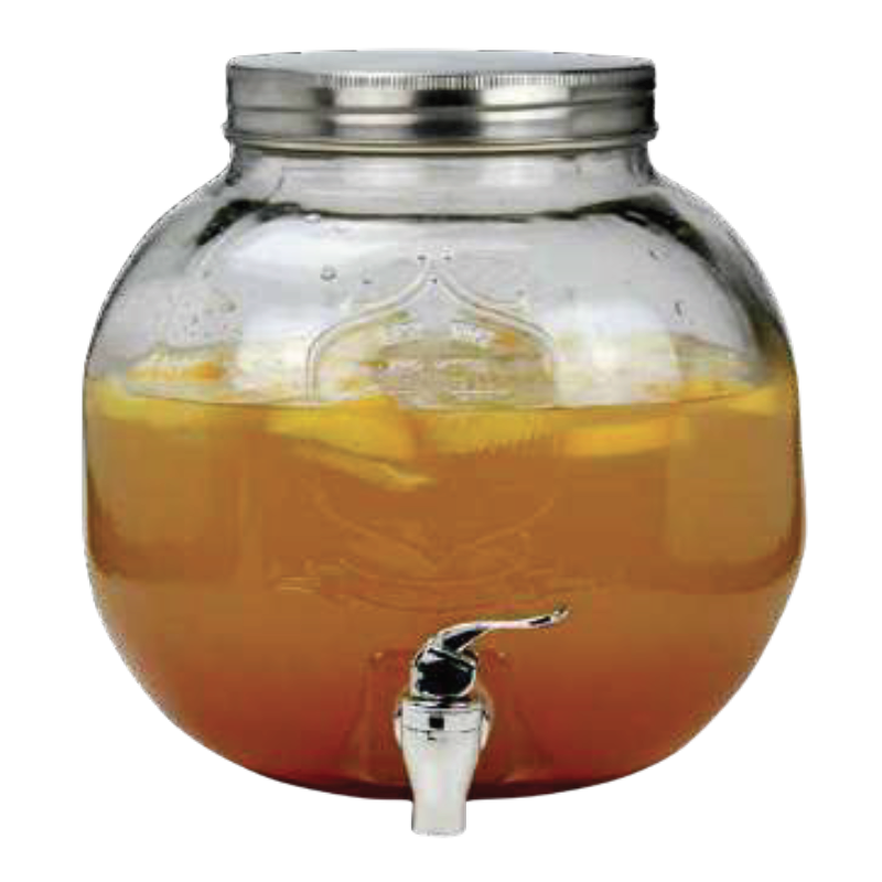 Fontaine Drinking jar en verre - Fontaine forme bulle - bocal 8L - Ard'time