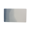 Plat rectangulaire 20,6 x 12,1 x 1,2 cm - porcelaine - Collection "Bleu comme Vosges" - A CREATION
