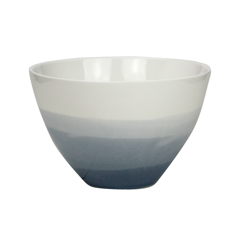 Bol 650 ml - diam 13,8 cm x h. 9,2 cm - porcelaine - Collection "Bleu comme Vosges" - A CREATION