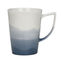 Mug 350 ml - 12*8,5*11 cm - porcelaine - Collection "Bleu comme Vosges" - A CREATION