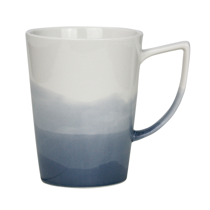 Mug 350 ml - 12*8,5*11 cm - porcelaine - Collection "Bleu comme Vosges" - A CREATION