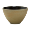 Bol large 700mL diam. 14,7 x H. 8,5 cm - bicolore sable/anthracite - collection sable en porcelaine - A creation