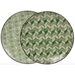 Assiette PM "Garden" dia 20,8 cmx2,5CM -  8 designs panaches : 4 floraux et 4 graphiques Ard'time