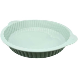Moule à tarte d. 24cm en silicone 4 x 26cm - vert