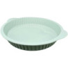 Moule à tarte d. 24cm en silicone 4 x 26cm - vert