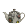 Theiere PM en ceramique "Olina" 450mL- 8 designs ethniques panaches - 17*11*10cm - Ard'time
