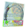 Lot de 2 cercles a tarte en inox Diam. 24 et 28cm - H.2cm "Mes tartes gourmandes"  - Boite PVC Ard'time