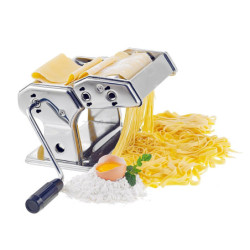 Machine a pates pro en inox + 2 formes de decoupe dim 13,5*12,5*19 cm"Mezzo" Ard'time