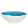 Coupelle en ceramique - interieur craquele GM collection Nuük - diam. 15*5,5cm - turquoise et blanc - Ard'time