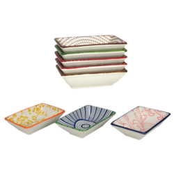 Coupelle "Sabae"  12 coloris ethniques panaches - 9.2*7*2.5cm - Ard'time