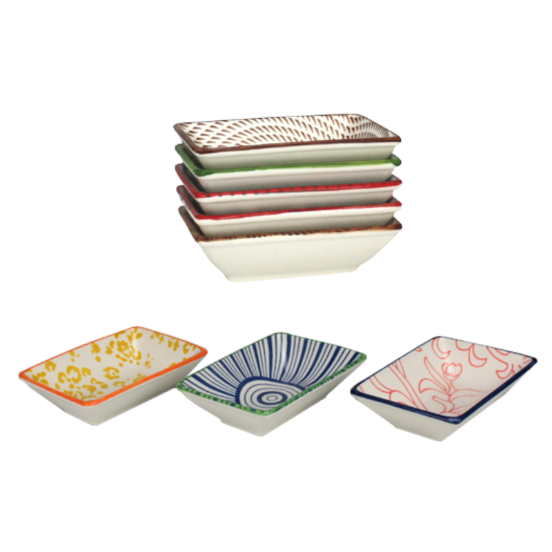 Coupelle "Sabae"  12 coloris ethniques panaches - 9.2*7*2.5cm - Ard'time