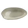 Plateau ovale "Koro" en ceramique 30x14,3x2,7cm - 3 coloris panaches bleu / taupe et gris - Val&Time
