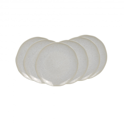 PETITE ASSIETTE en céramique émail réactif Dim. 20,5 x 1,8 cm "Nuage"