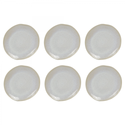 GRANDE ASSIETTE en céramique émail réactif ø 26,7 x h 3 cm "Nuage"