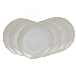 GRANDE ASSIETTE en céramique émail réactif ø 26,7 x h 3 cm "Nuage"