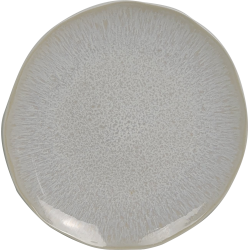 PETITE ASSIETTE en céramique émail réactif Dim. 20,5 x 1,8 cm "Nuage"