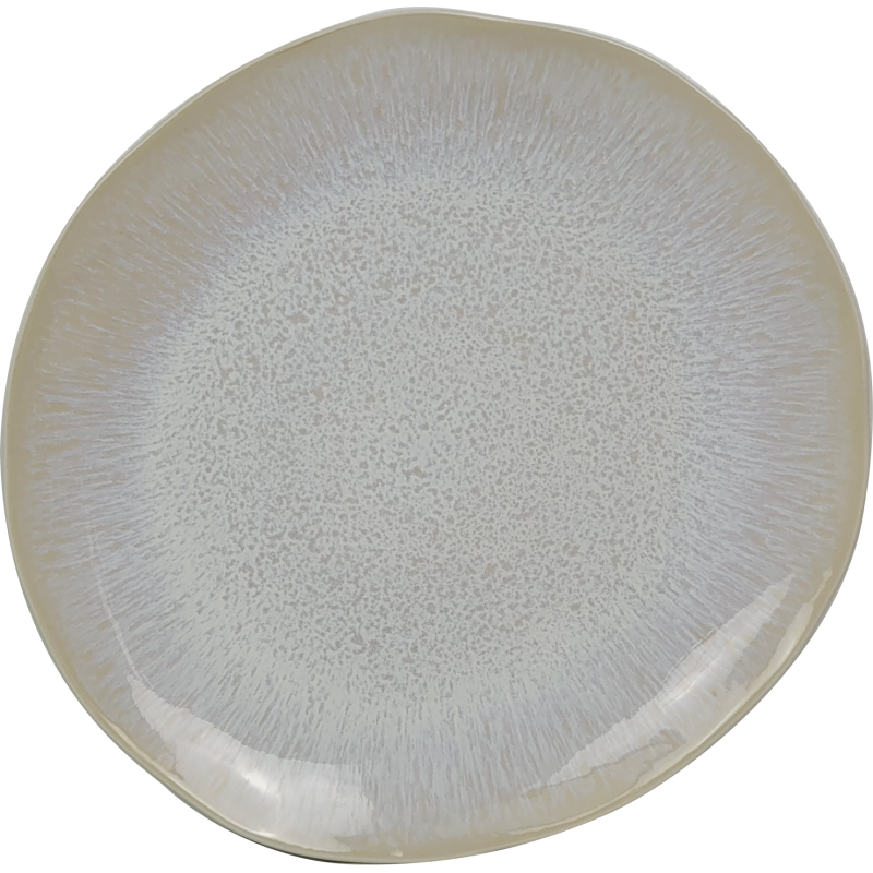 GRANDE ASSIETTE en céramique émail réactif ø 26,7 x h 3 cm "Nuage"