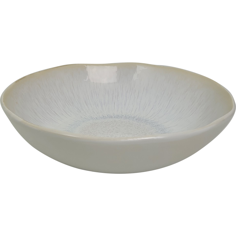 SALADIER en céramique émail réactif ø 28 x h 7,4 cm "Nuage"