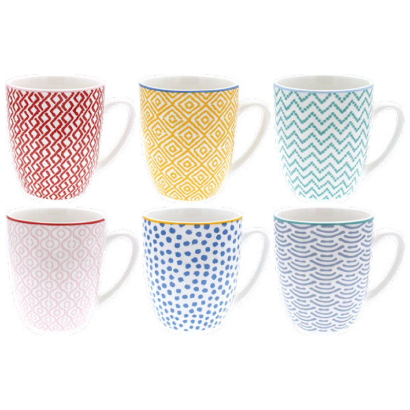 Mug 355 ml "Bonnie" - 6 Designs assortis