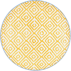 Assiette plate petit modèle "Bonnie" - Diam. 20 cm - 6 Designs assortis