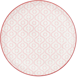 Assiette plate petit modèle "Bonnie" - Diam. 20 cm - 6 Designs assortis