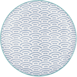 Assiette plate petit modèle "Bonnie" - Diam. 20 cm - 6 Designs assortis