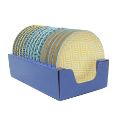 Assiette plate petit modèle "Bonnie" - Diam. 20 cm - 6 Designs assortis