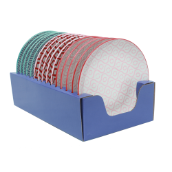 Assiette plate petit modèle "Bonnie" - Diam. 20 cm - 6 Designs assortis