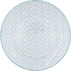 Assiette plate grand modèle "Bonnie" - Diam. 27 cm - 6 Designs assortis