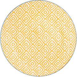 Assiette plate grand modèle "Bonnie" - Diam. 27 cm - 6 Designs assortis