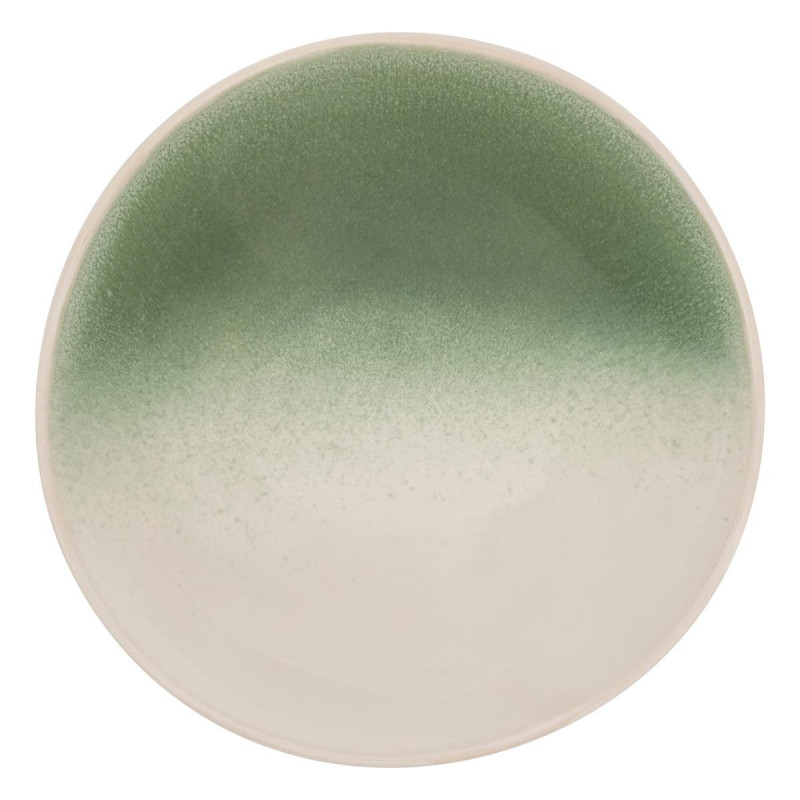 Assiette creuse "Alma" diam 19 cm grès blanc